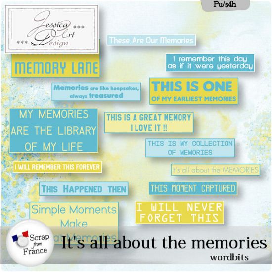 It's all about the memories * wordbits * by Jessica art-design - Click Image to Close