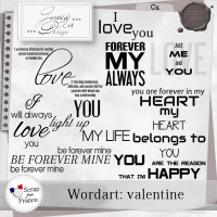 CU - Wordart 'Valentine' by Jessica art-design
