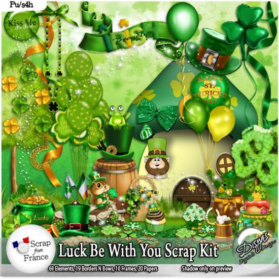 LUCK BE WITH YOU SCRAP KIT - FULL SIZE
