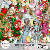 Happy New Year 2023 - Kit by Pat Scrap