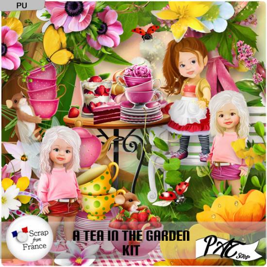 A tea in the garden - Kit by Pat Scrap