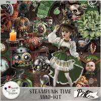 Steampunk Time - Mini-Kit by Pat Scrap