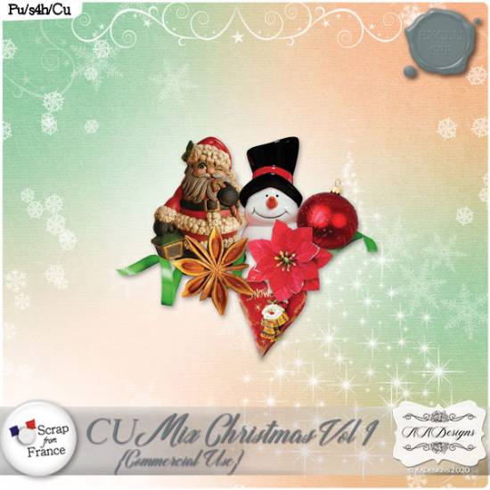 CU Mix Christmas Vol 1 by AADesigns