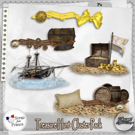 TREASURE HUNT CLUSTER PACK - FULL SIZE - Click Image to Close