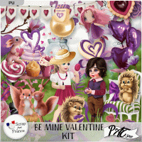 Be mine Valentine - Kit by Pat Scrap