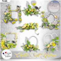 Soft Yellow Cluster (PU/S4H) by Bee Creation