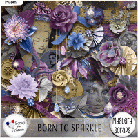 Born to Sparkle Kit by Mystery Scraps
