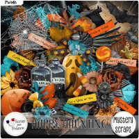 Happy Haunting kit by Mystery Scraps