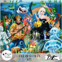 Ocean Secrets - Kit by Pat Scrap
