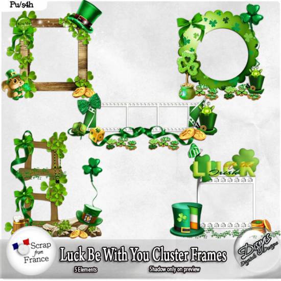 LUCK BE WITH YOU CLUSTER FRAME PACK - FULL SIZE