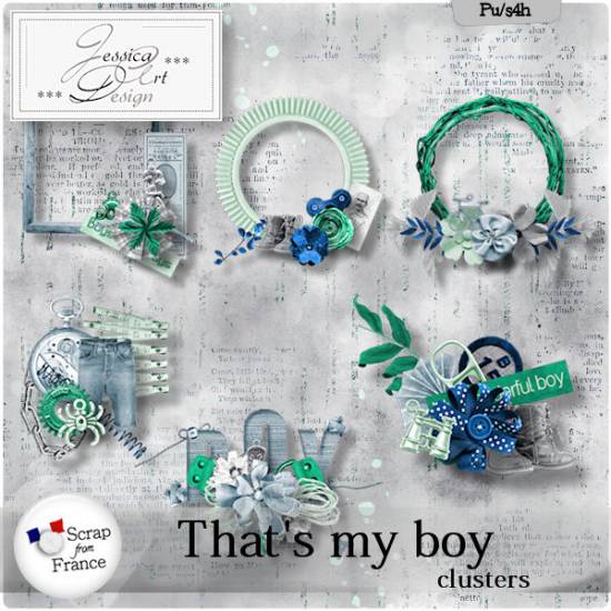 That's my boy * clusters * by Jessica art-design