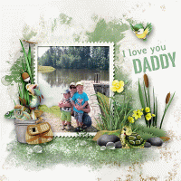 Fishing with Dad - Kit by Pat Scrap