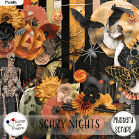 Scary Nights kit by Mystery Scraps