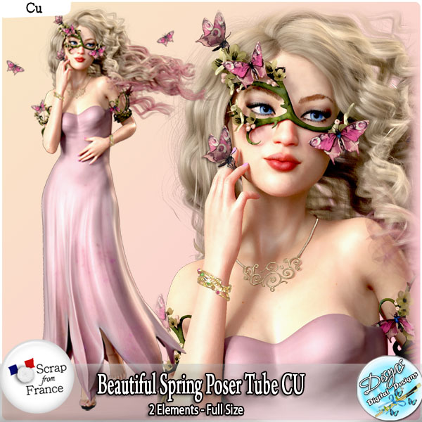 BEAUTIFUL SPRING POSER TUBE CU - FULL SIZE - Click Image to Close