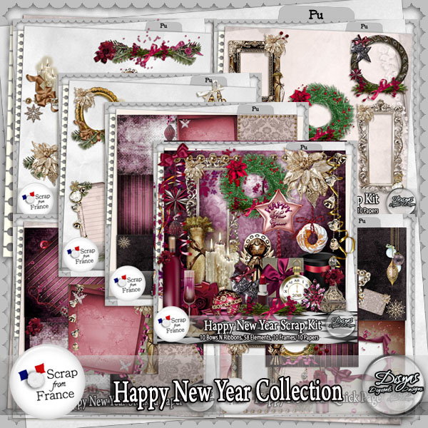 HAPPY NEW YEAR COLLECTION PACK - FULL SIZE - Click Image to Close