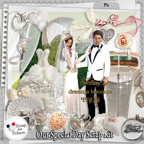 OUR SPECIAL DAY SCRAP KIT PACK - FULL SIZE - Click Image to Close
