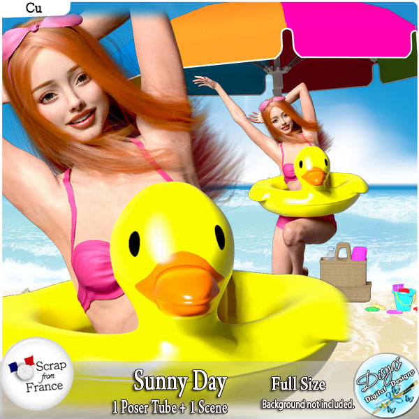 SUNNY DAY POSER TUBE CU - FULL SIZE - Click Image to Close