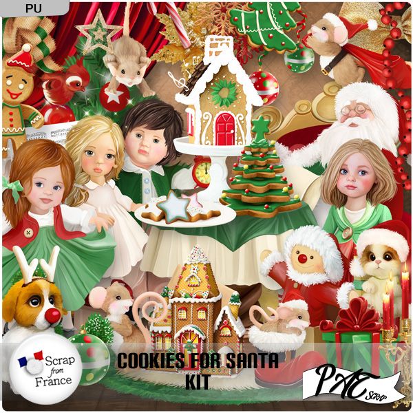 Cookies for Santa - Kit by Pat Scrap - Click Image to Close