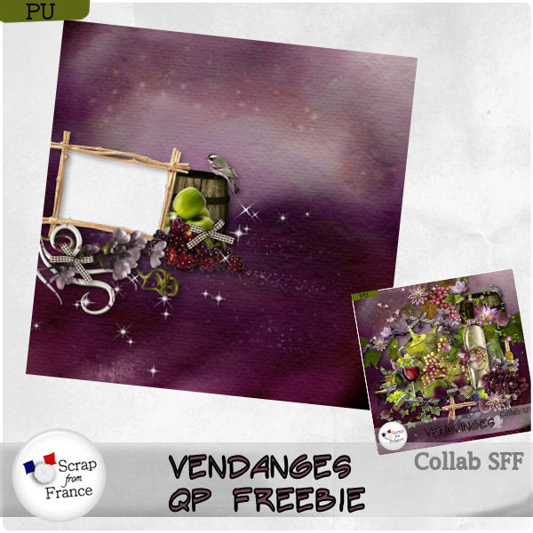 Vendanges QP freebie - collab SFF - Click Image to Close