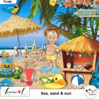 Sea sand et sun by Louise