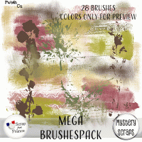 Mega Brushes Pack by Mystery Scraps