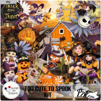 Too Cute To Spook - Kit by Pat Scrap