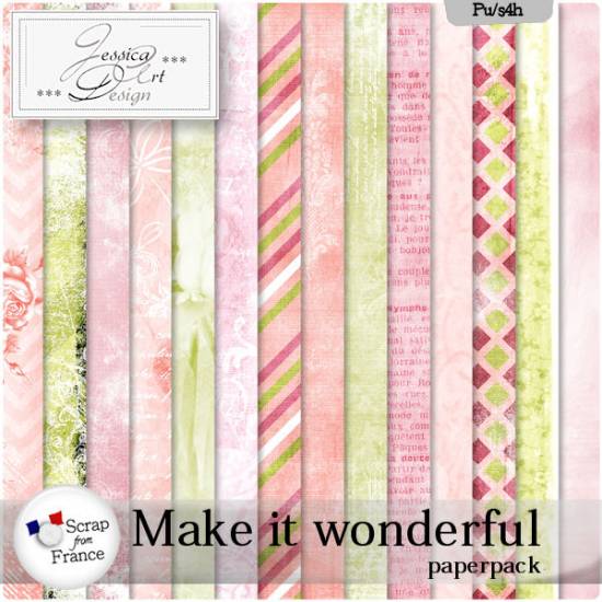 Make it wonderful paperpack by Jessica art-design