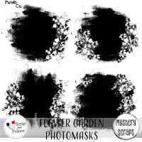 Flower Garden Photomasks CU/PU by Mystery Scraps