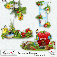 Saveur de Fraises Clusters 2 by Louise