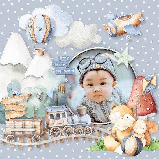 Little munchkin big world by VanillaM Designs - Click Image to Close