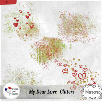 My Dear Love - CU glitters by Mariscrap