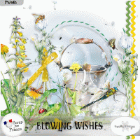 Blowing wishes by VanillaM Designs