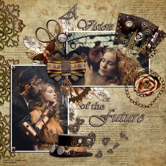 FOREVER STEAMPUNK SCRAP KIT - FULL SIZE - Click Image to Close