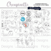 Choupinette Tampons Digitaux Pack Complet by Florju Designs