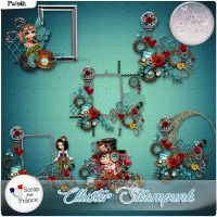 Steampunk Cluster (PU/S4H) by Bee Creation