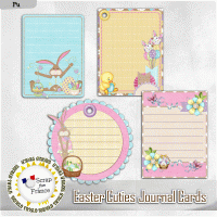 Easter Cuties Journal Cards by Crystal's Creations
