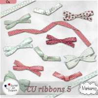 CU ribbons 5 by Mariscrap