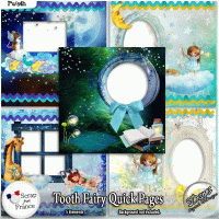 TOOTH FAIRY QUICK PAGES - FULL SIZE by Disyas Designs
