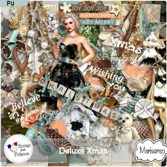 Deluxe Xmas - kit de Mariscrap - Click Image to Close