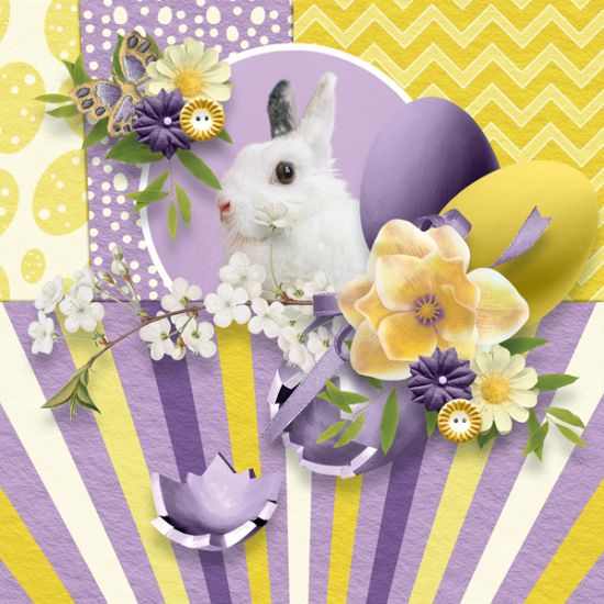 Eggs-tremely Happy Easter kit by Mystery Scraps - Click Image to Close