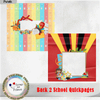 Back 2 School Quickpages By Crystals Creations