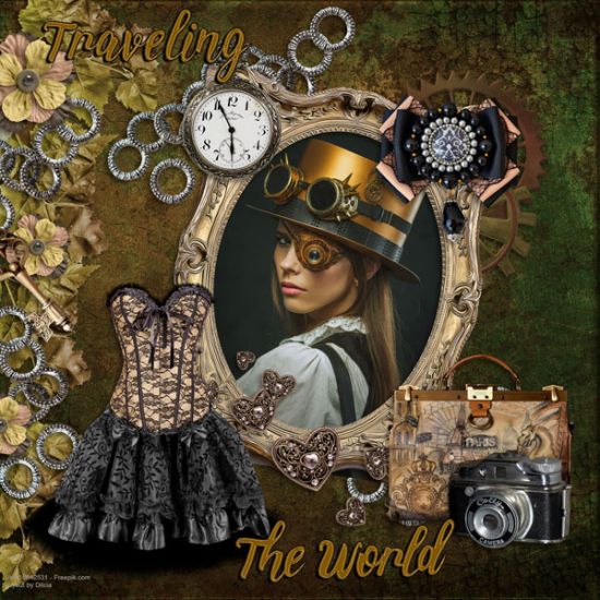 FOREVER STEAMPUNK SCRAP KIT - FULL SIZE - Click Image to Close