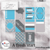 A fresh start journalingcards by Jessica art-design