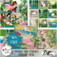 Frogs and Fairies - Collection by Pat Scrap