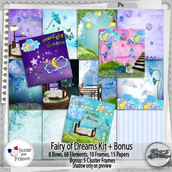 FAIRY OF DREAMS COLLECTION PACK - FULL SIZE - Click Image to Close
