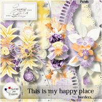 This is my happy place * borders * by Jessica art-design
