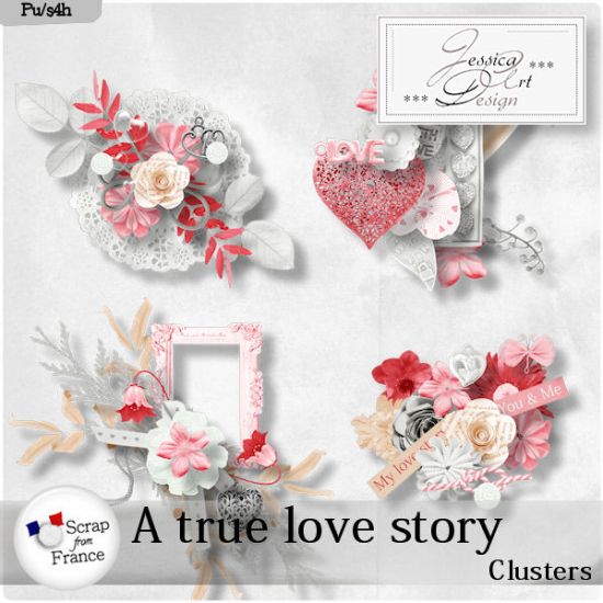 A true love story clusters by Jessica art-design - Click Image to Close