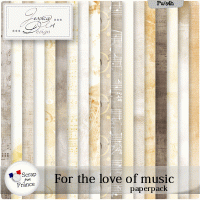 For the love of music paperpack by Jessica art-design