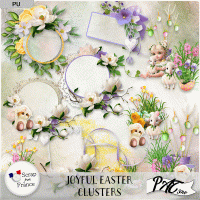 Joyful Easter - Clusters by Pat Scrap