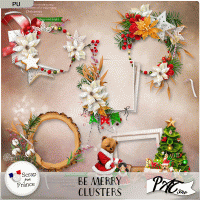 Be Merry - Clusters by Pat Scrap